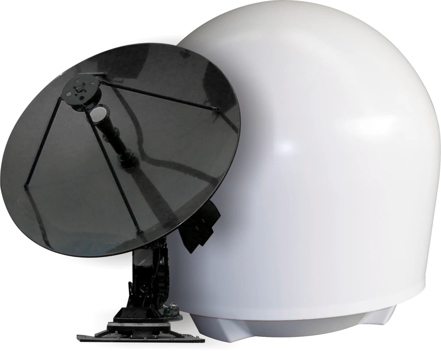 0.6m Ku Band Maritime VSAT    SOTM antenna  on ship