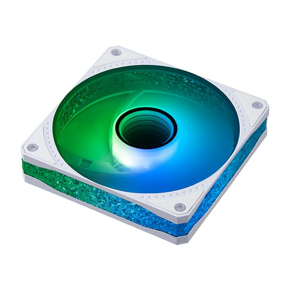 Ready To Ship computer radiator pc case cooling fan 120mm rgb color change computer case fan for gaming case