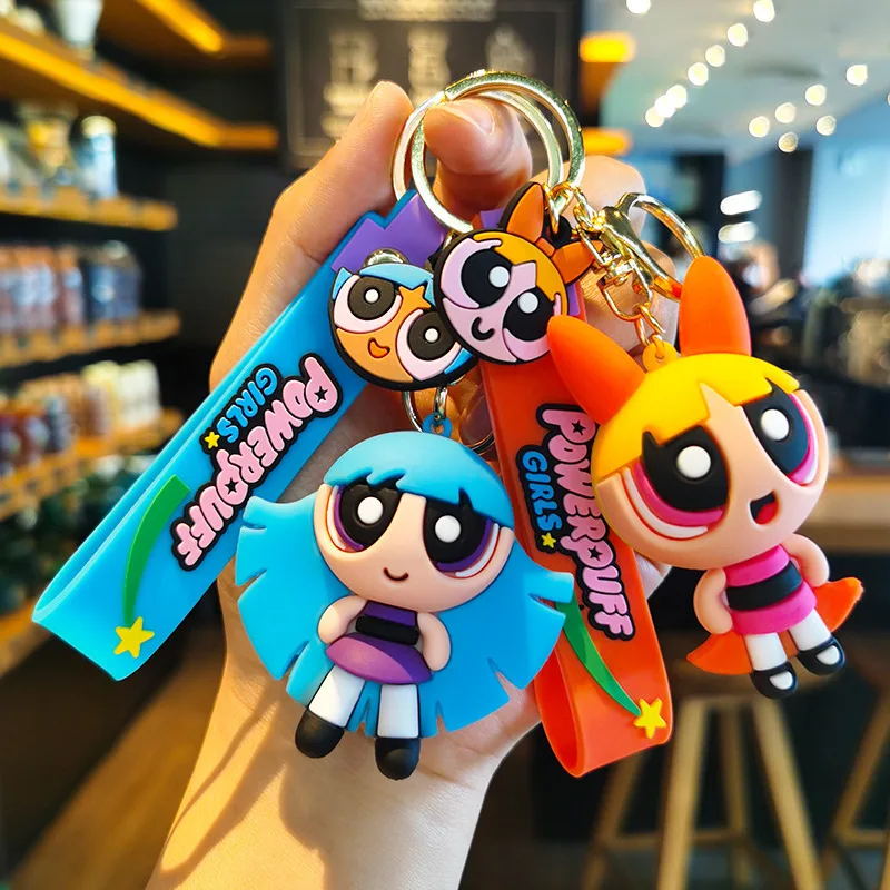 Portable Cute bag pendant cartoon doll key chain car keyring wholesale Doll Keychains