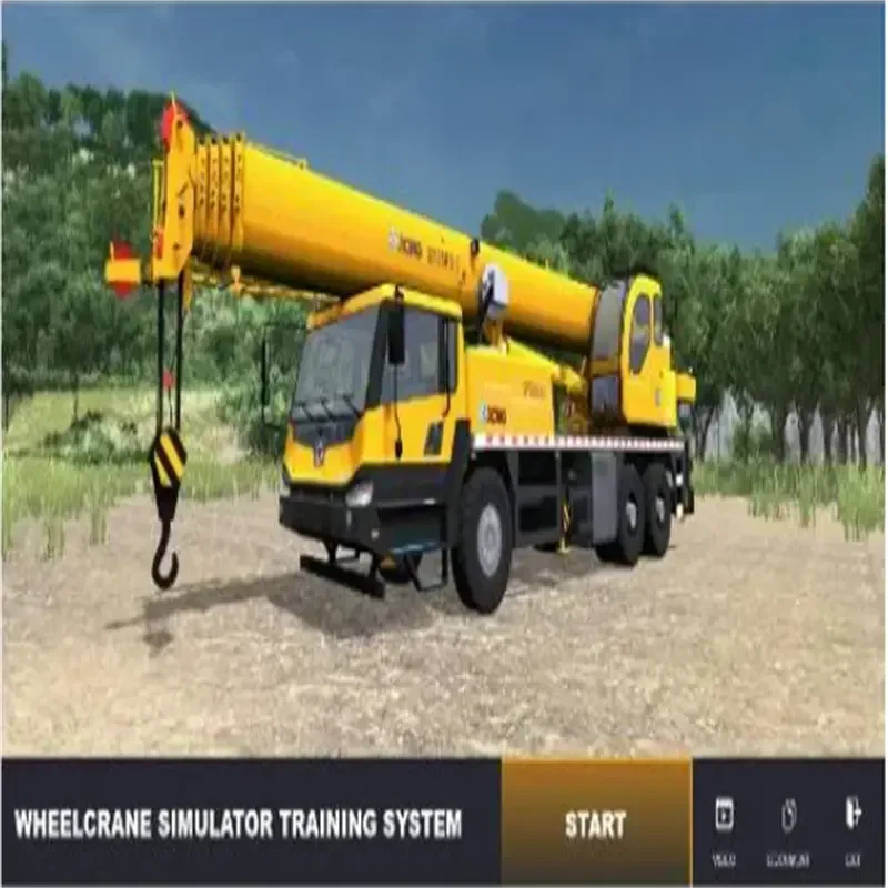Excavator, Wheel Loader, Truck Crane and Grader 4-in-1 multifunctional simulator