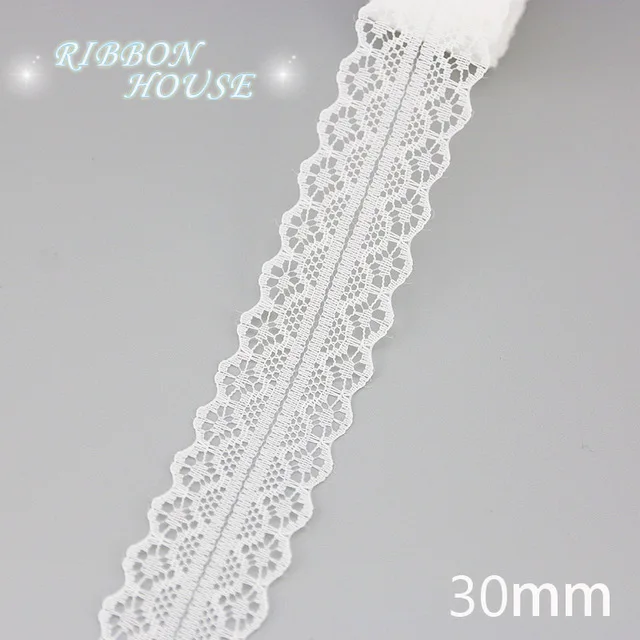 (10 ярдов/рулон) 30 мм кружевной ткани лямки украшения подарок любимым упаковочного
