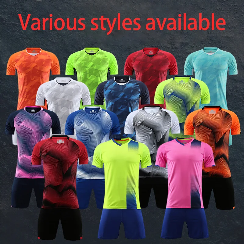 Custom Wholesale 2022/23 Quality Club Soccer Jersey Sublimation Football Team Wear Full Kits 100%Polyester Soccer Uniform wear//