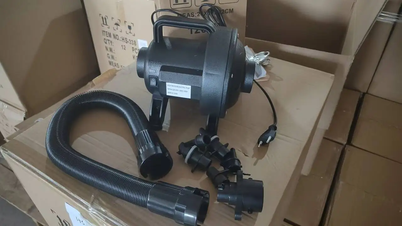 British/American/European/Australian 1200W MIRROR BALL AIR PUMP 110v 220v 2-Way Electric Inflatable Air Pump for Air track