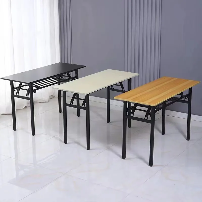 2022  Low Cost Classic Staff Office Table Design Wood Computer Table Office Fold Table Office