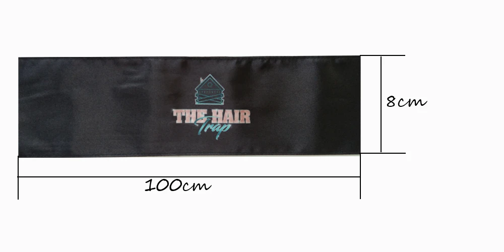 Custom logo silk head wrap for women hairband Bandanas for hair care