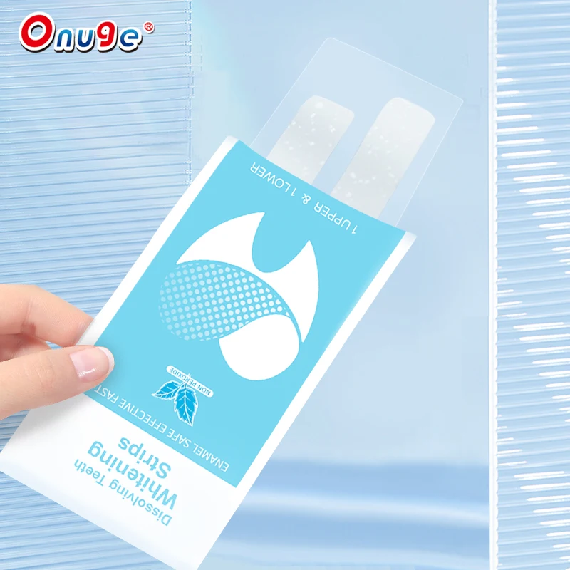 2022 New Teeth Whitening Strips Bright White Whitening Strips Onuge Dissolving Teeth Whitening Strips