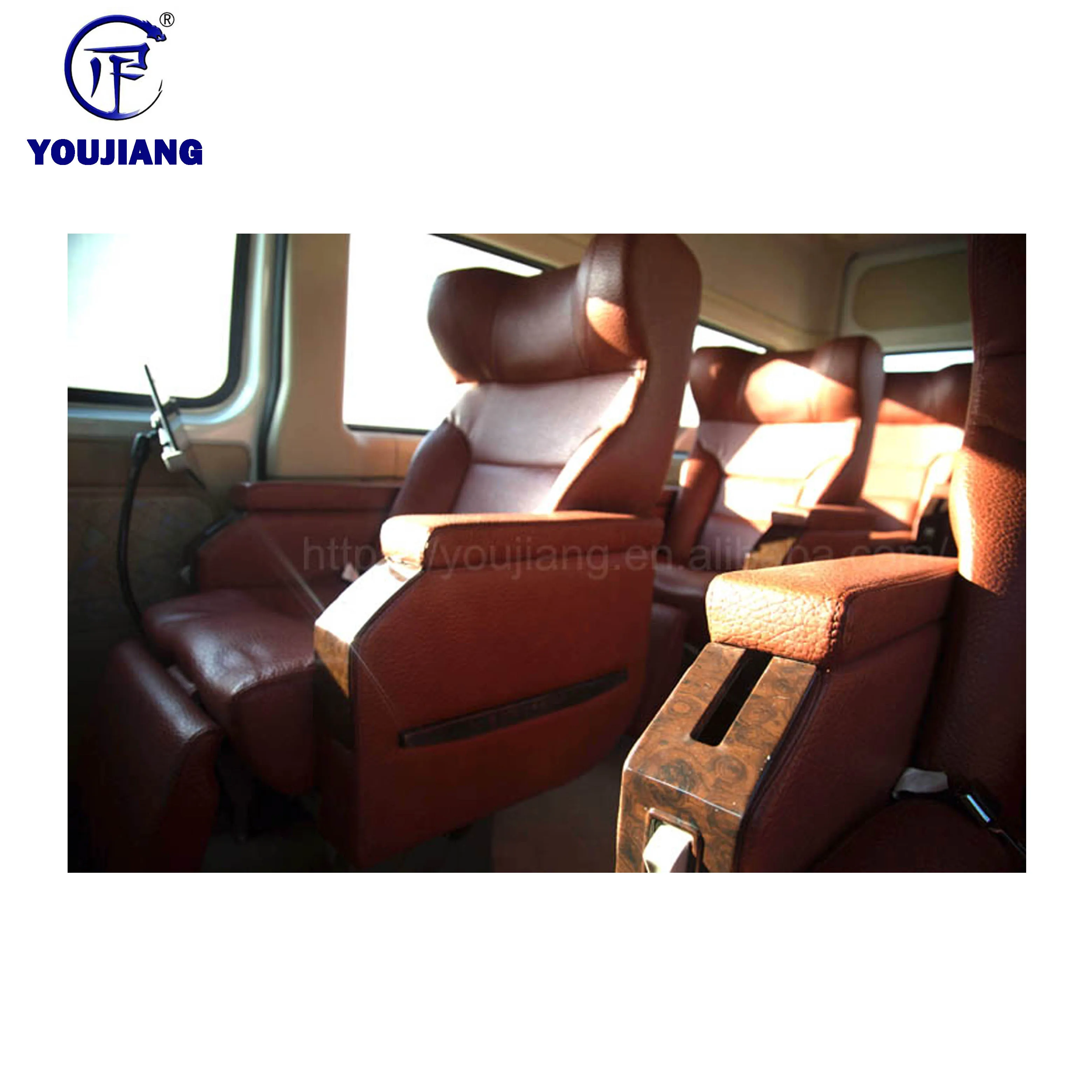 VIP luxury bus coach seat with USB charger & TV
