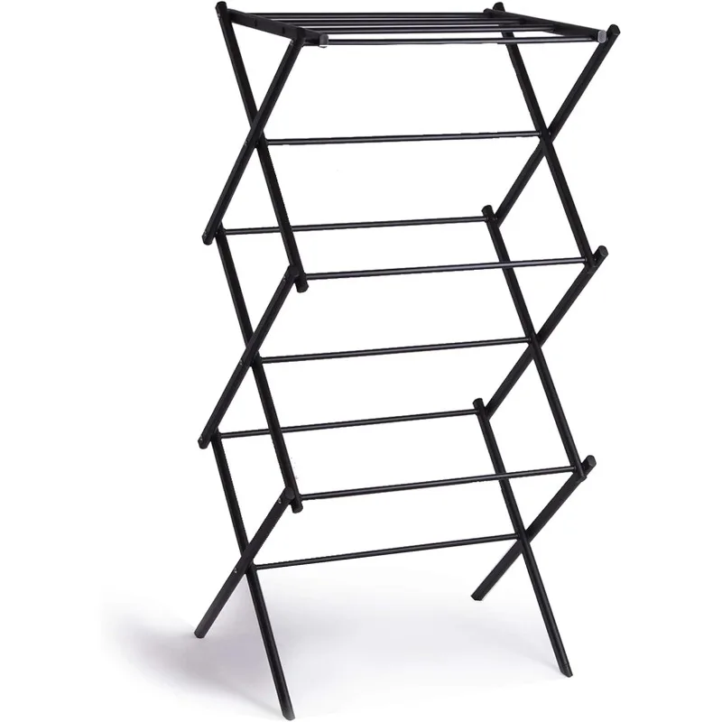 Promotional Wholesale Great Quality 3-Tier Collapsible Hanging Clothes Dryer Stand Drying Racks
