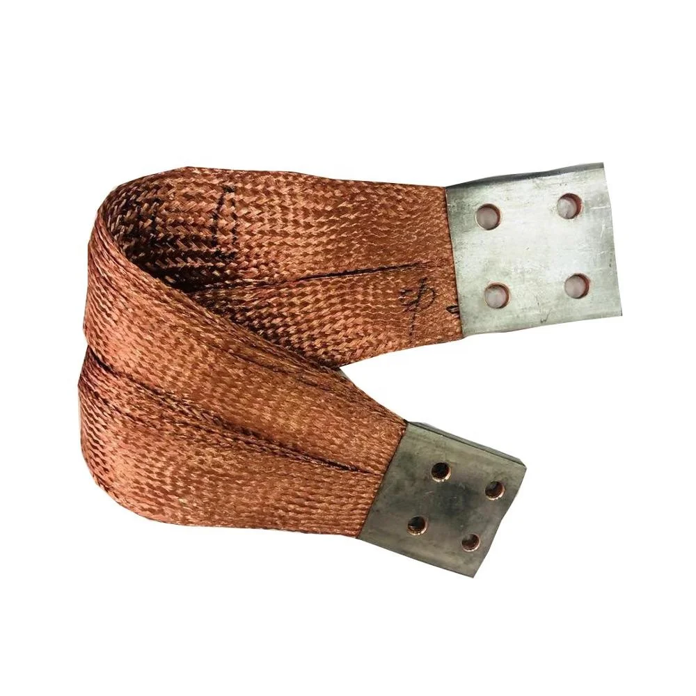 copper braid flexible busbar for power distribution equipment