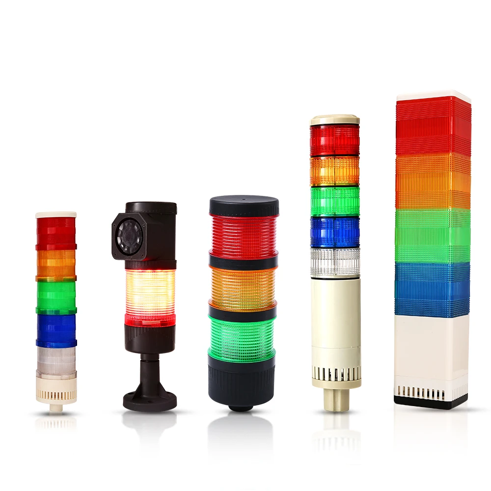 Cheap price industrial 3 layer ac/dc led multi signal tower warning lights led