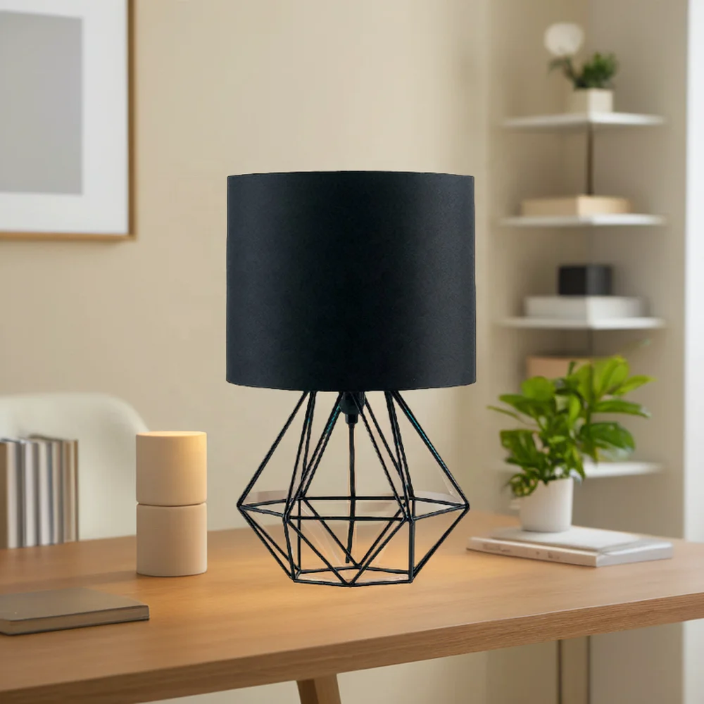 Modern Home Decor Led Minimalist Creative Designer Art Light Luxury Metal Base Table Lamp for Living Room Bedroom Bedside