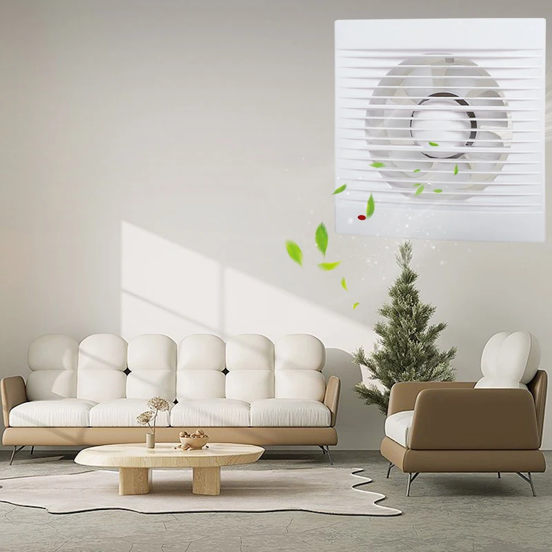 Вытяжной вентилятор SEICOI 2023 в новом стиле с пластиковым лезвием 150 мм/6 дюймов вытяжной для ванной комнаты высокоэффективным мотором