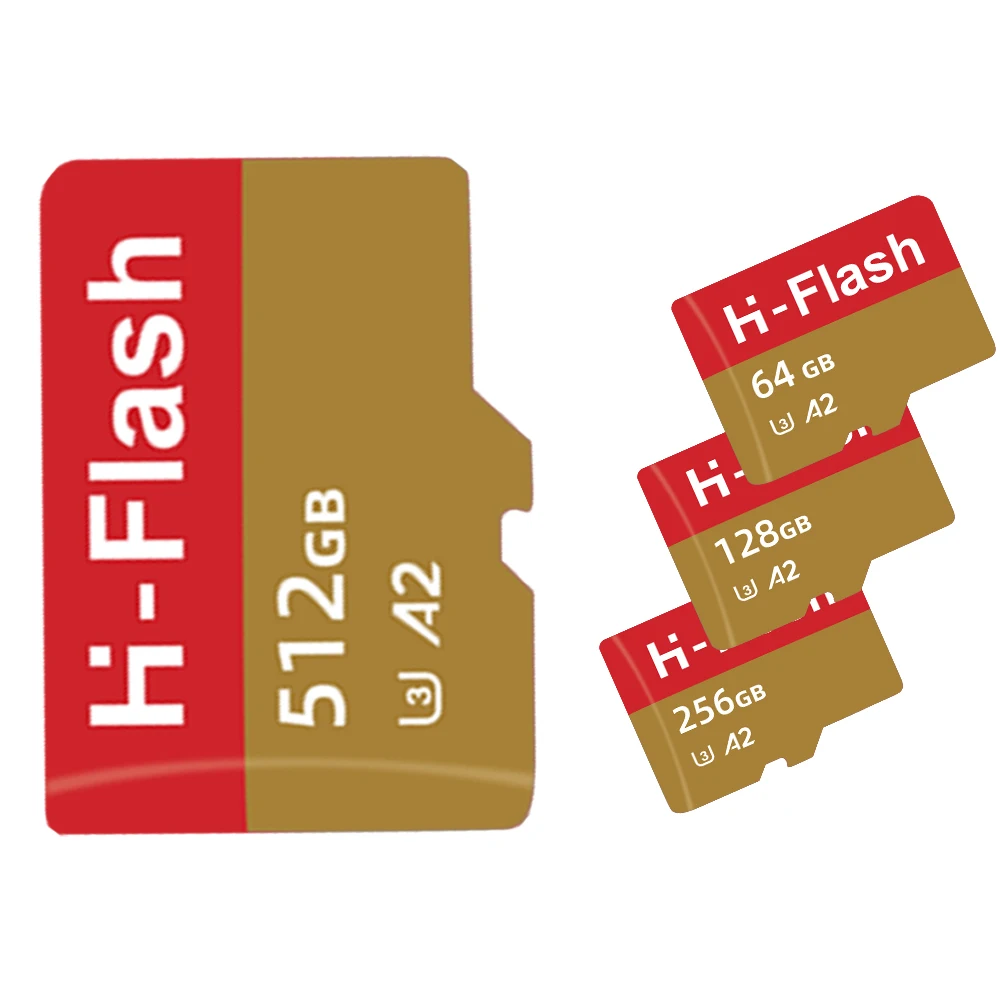 H-Flash TF Card Memory Card with 1TB 512GB 256G 128G 32G 16G 8G for Camera and phone high speed memory card U1 U3 A2