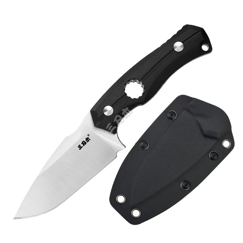 SANRENMU S725P 14C28N utility knife Outdoor Camping Survival Tactical Hunting Knife Edc Combat Tool Fixed Blade Knife