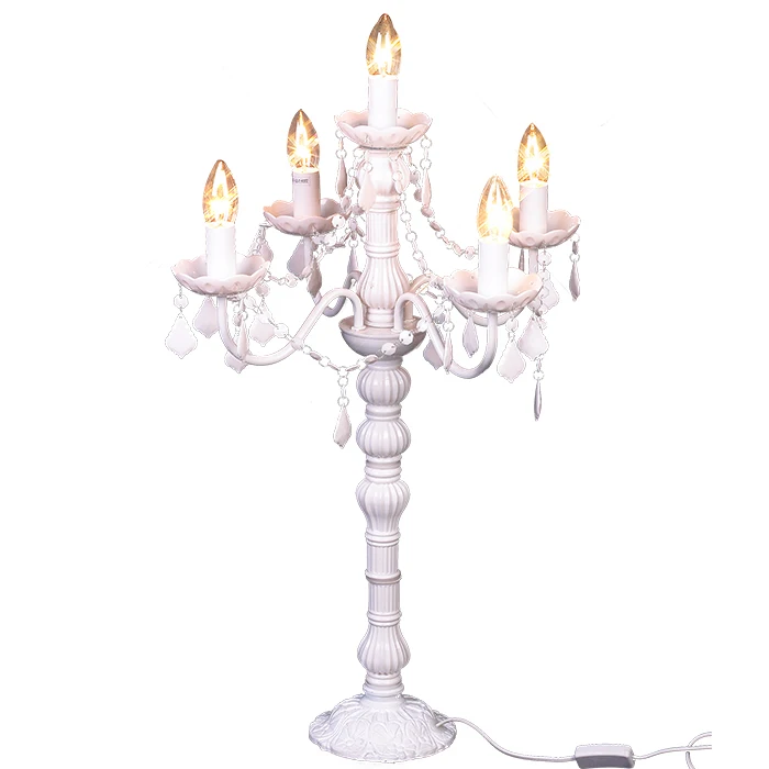Crystal Chandelier Candelabra Table Lamp Wedding Centerpiece Decor Standing Chandeliers Floor Lamp