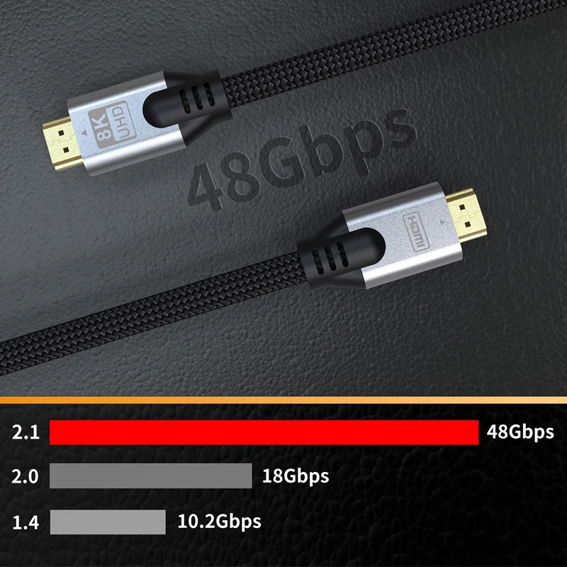  Ultra 8K HDMI кабель 2 1 версия 48 Гбит/с высокоскоростной