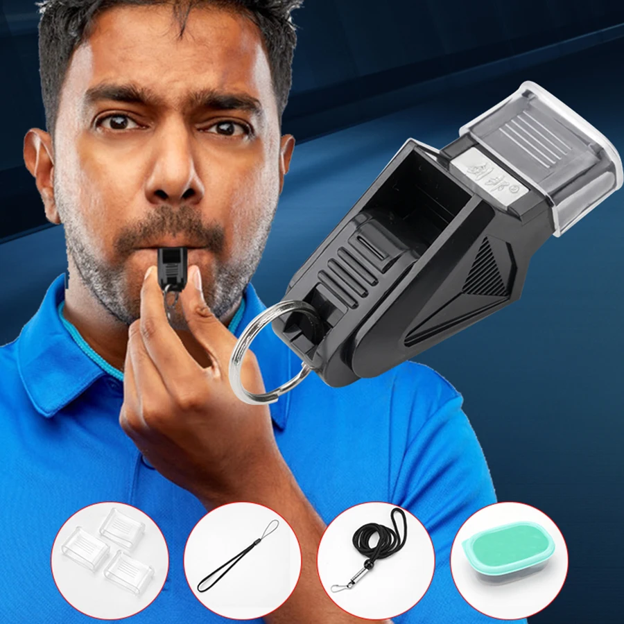 dolphin referee whistle for soccer Football and basketball referees multiple colors  sports whistle with string neck lanyard