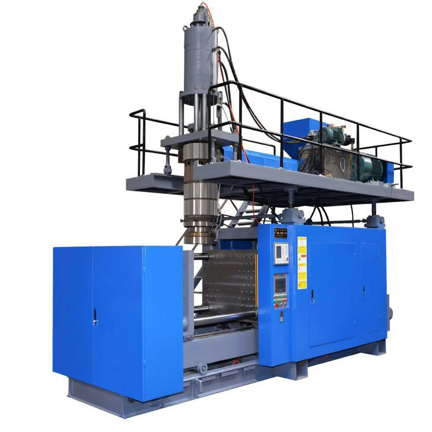 
Stacked barrel Extrusion blow molding machine 