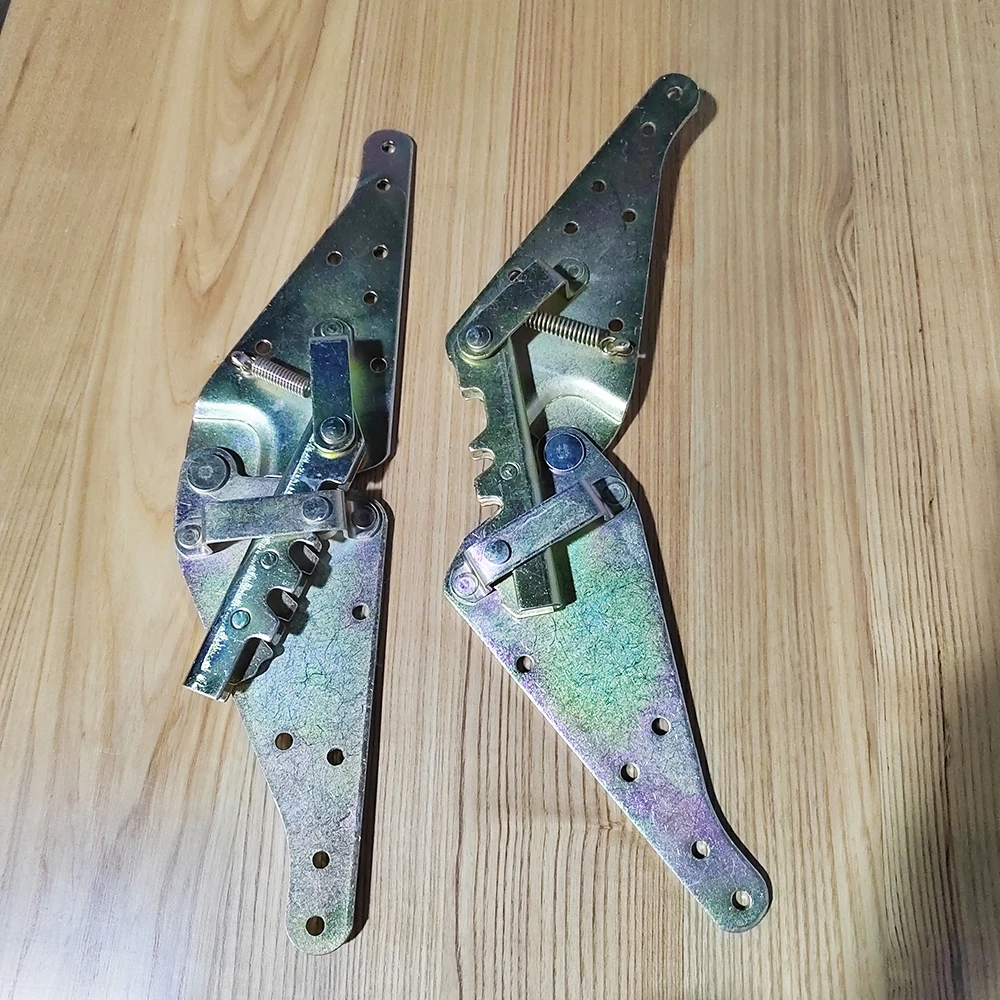 355MM 180-90 Degree 4 Position Angle Mechanism Joint Furniture Metal Chrome Hinge Sofa Backrest Hinge