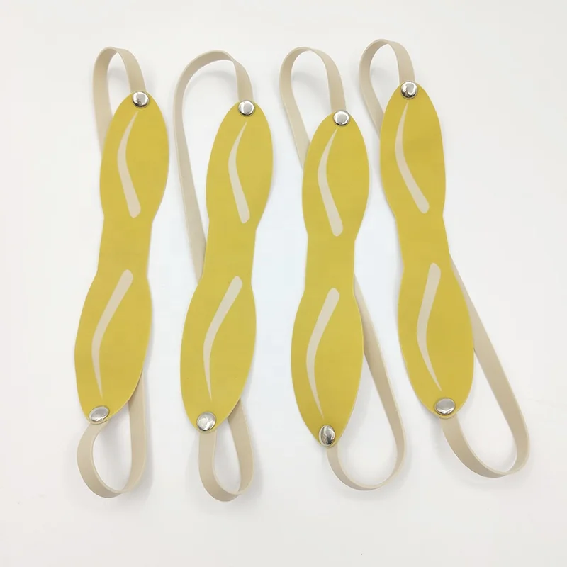 Professional Semi-permanent Makeup Eyebrow Stencil Skin Microblading Headband Practice skin For PMU Training