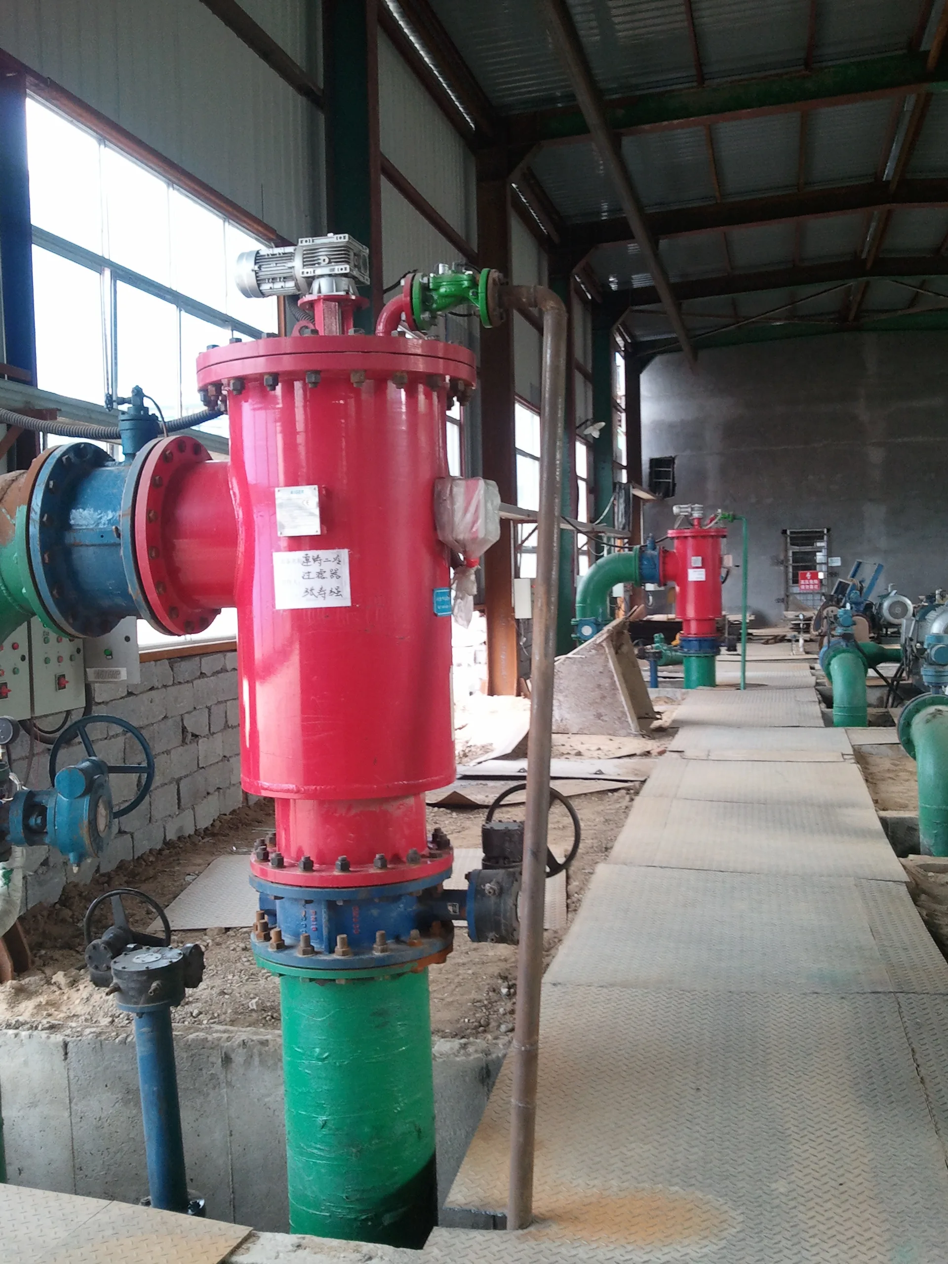 AIGER 600 SeriesStainless Steel 304/316 Automatic Self Cleaning Filter 100 Micron Sintered Mesh Filter For Pre-treatment System