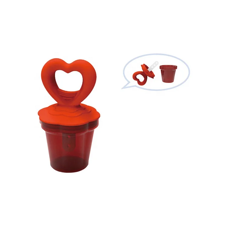 RU012 Food Grade Silicone Mini Popsicle Maker With Heart Shape Handle BPA Free Ice Cream Mold Reusable Easy Release Ice Maker