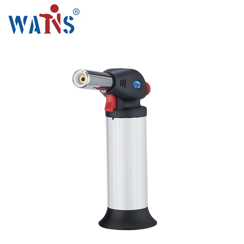 Windproof filled butane gas burner lighter for welding lighter with high temperature flame injection