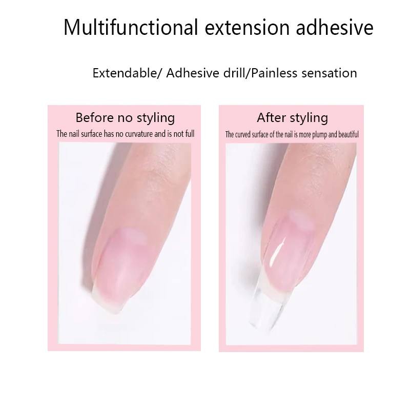 No Burning Build Multifunctional Extension Gel Uv 3 Colors 56g Soak Off Gel For Building