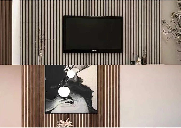 Sound Fluted Sound-Absorbing Absorbing Polyester Room Polyester Fiber Customized Soundproof slat sound proof acoustic panels