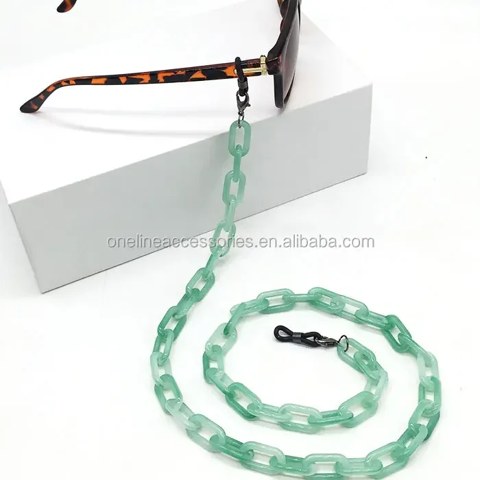 Plastic Eyeglass Cord Glasses Strap Acrylic Sunglasses Rope Chain Acrylic Eye Glass Chains