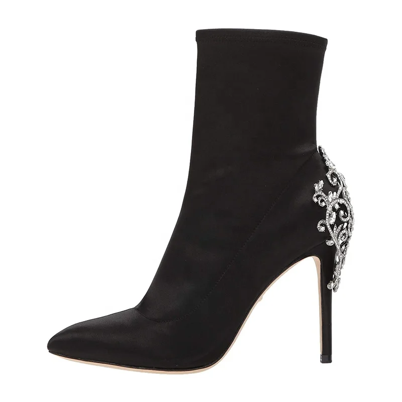 Women Ladies High Heel Flamenco Tango Dance Shoes Black Customized Europe Box Time Packing Color Lining Material Origin Latin