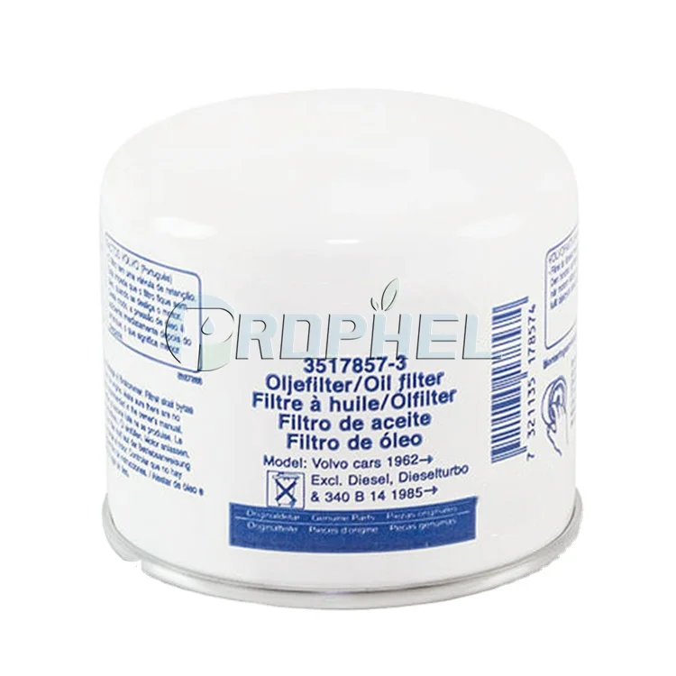 FOR BOSCH FRAM hydraulic DIESEL ENGINE OIL FILTERS IN CHINA OEM 3517857 FOR VOLVO truck