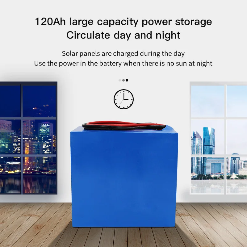 2000W Solar Air Conditioning Generator Home Solar Power Generator With Long Time Working Capacity 12.8V 200Ah Lithium battery