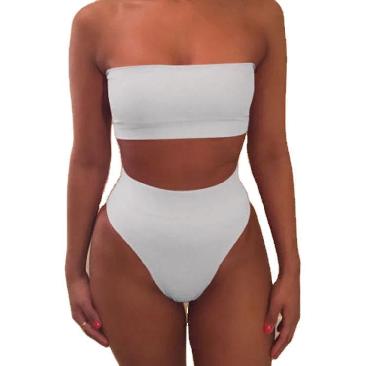 RBX 2021 New Women Swimsuit Bodysuit Swimming Suit Bikini Set Bathing Suits Swim High Waist Thong Beach women Swimwear