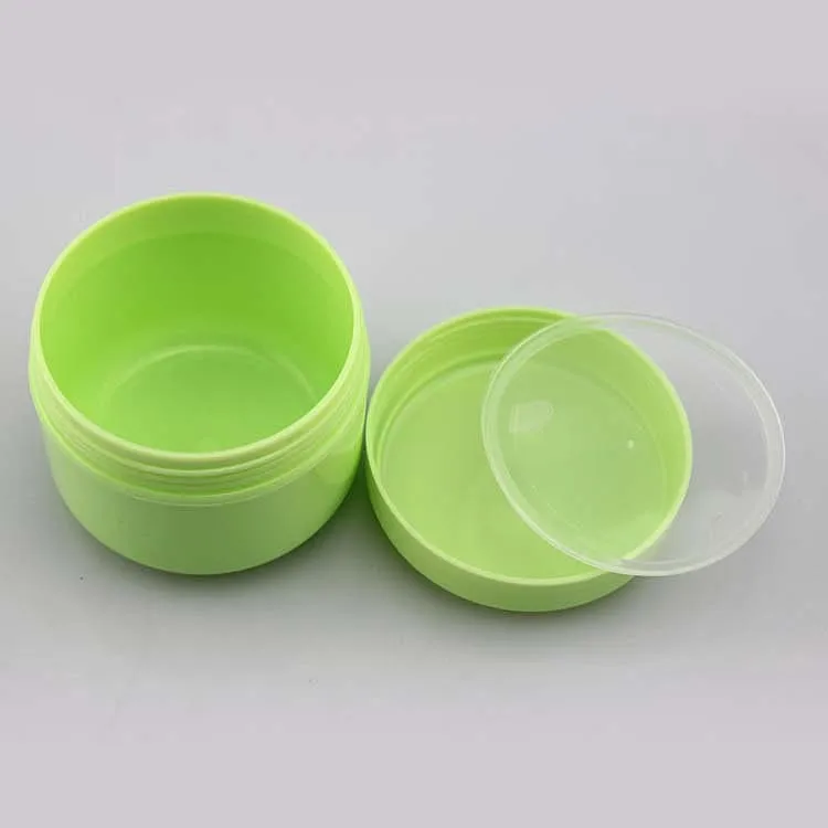 Прозрачная Круглая Пластиковая банка для образцов крема, 20 мл, 50 мл, 100 мл