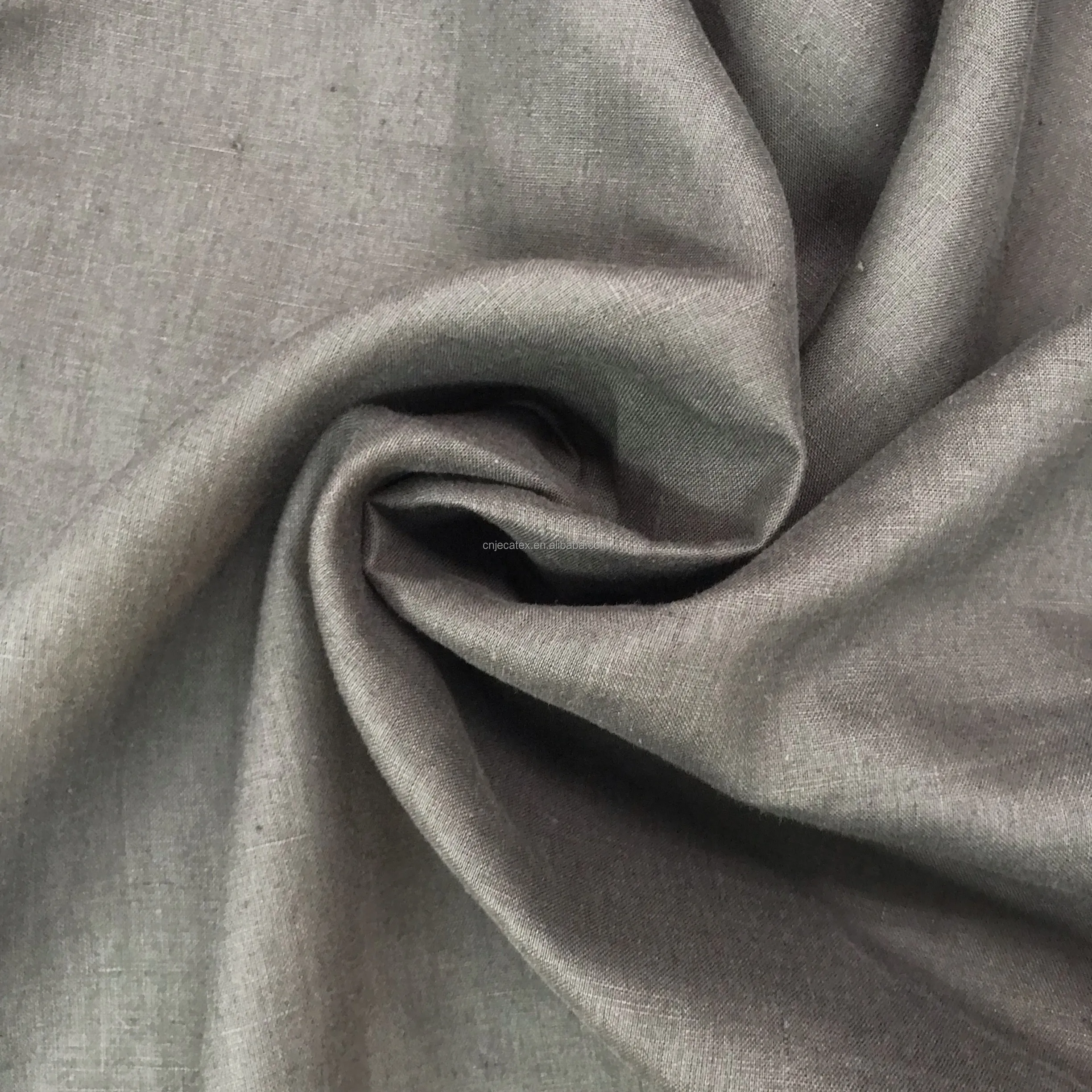 JECA CALORE/9A-ZS GRS 100% RECYCLED HEMP  Fabric Solid piece dyed   Wholesale  Woven  european flax