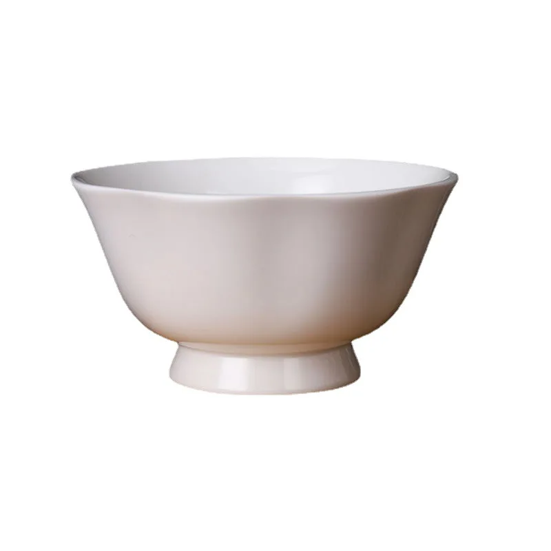 Ceramic Footed Bowl Round Pedestal Bowl Decorative Fruit Bowl Holder Dessert Display Stand for Kitchen Counter Fruit Salad Tray