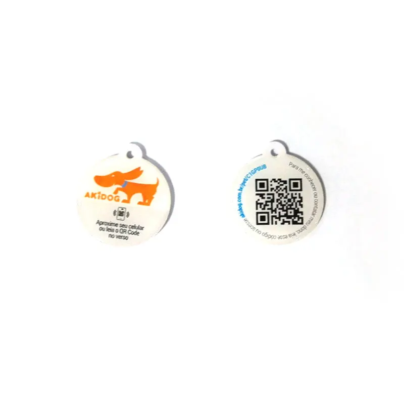  Идентификационная метка для домашних животных 13 56 МГц NFC QR-код RFID-метка отслеживания электронный ошейник