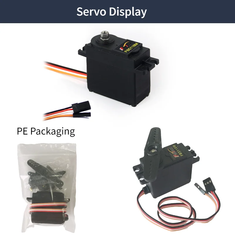 20KG Standard Metal Gears 360 Degree Continuous Rotation Analog Feedback Servo with Magnetic Encoder