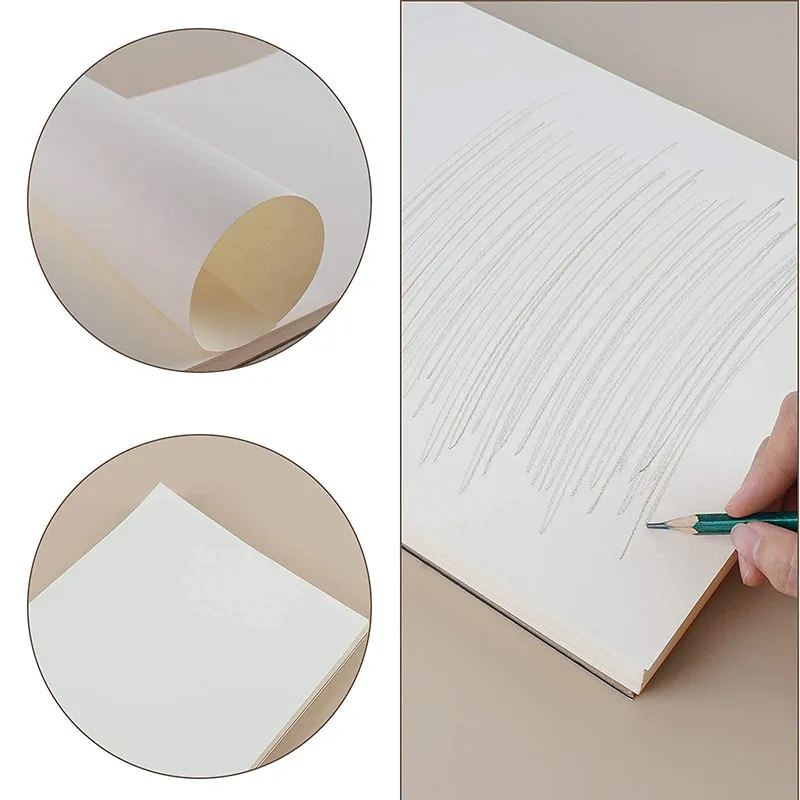 Meihui Sketch Pad 100gsm Acid Free Sketch Paper 100 Sheet Sketching Drawing Book