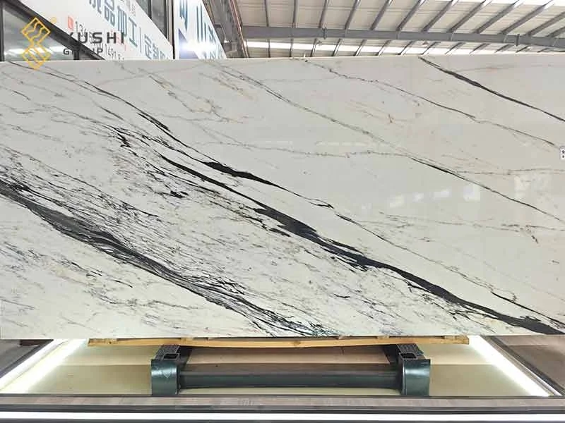 Yushi Group Marble Graphic Design wholesale Simple beauty East White marble slabs for high building exterior and interior stone