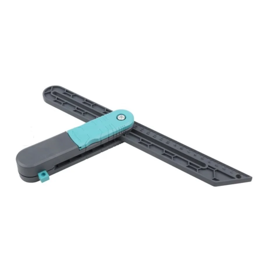  Angle Measurement Tool for Woodworking Ruler with Lock Protractor Guide
