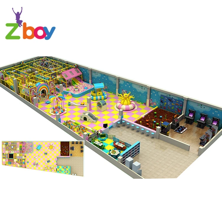 Wholesale Safety Eco-friendly Kids Mini Indoor Playground Equipment