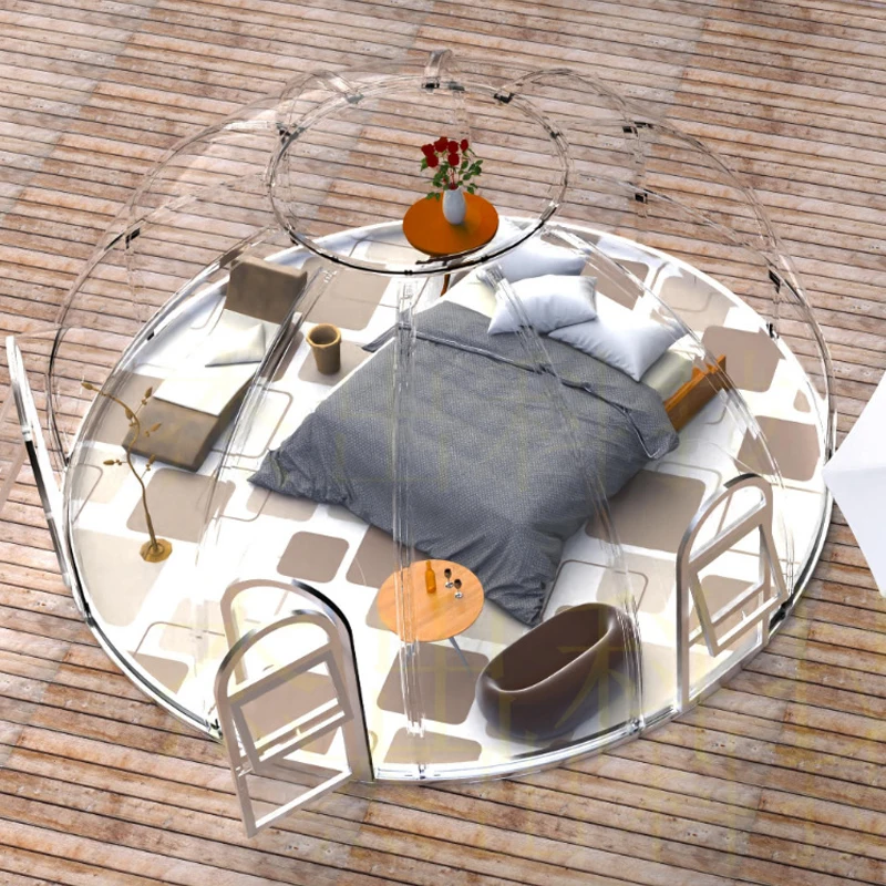 Bulle Glamping Transparent Round Dome Hotel Tent