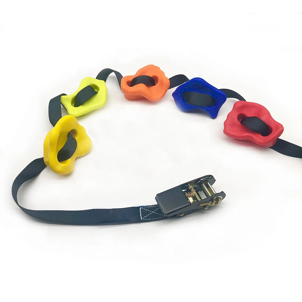 Cheap price Tree Climbing Holds Climbing Rocks Climbing stone with Ratchet Straps for Outdoor