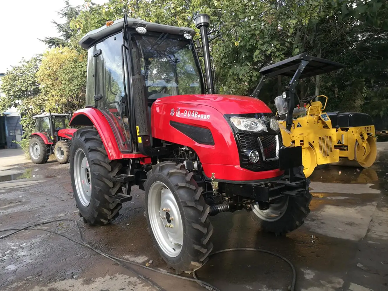 60HP Diesel Engine Walking Tractor With Trailer Hot Selling To India