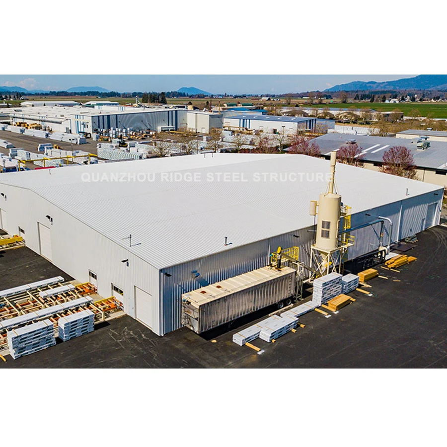 Metal Buildings Steel Structure Prefab House Warehouse  Metal Building Garage Storages Build with Carbon Steel Pipe