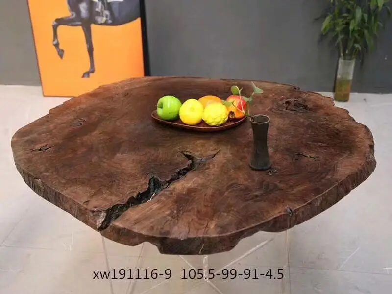 Very natural walnut coffee table Each piece is unique