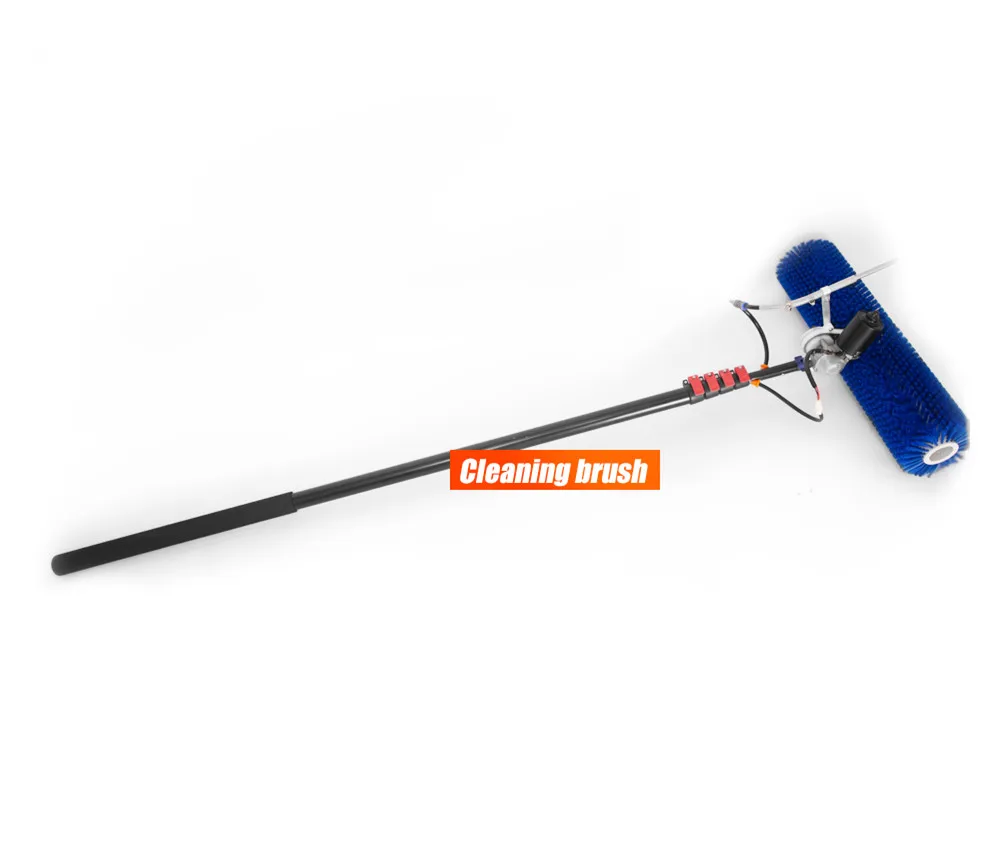 SSS solar 7.5m Automatic solar panel cleaning tools brush clean Machine