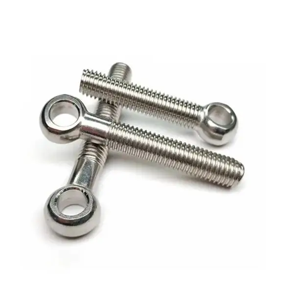 Factory Wholesale Price Carbon Steel 4.8 8.8 12.9 A2-70 Stainless Steel Swing Eye Bolts DIN444 with Nut for Lifting Industry